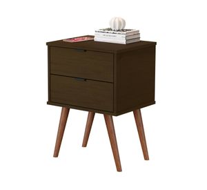 Velador 2 cajones Luxor canela