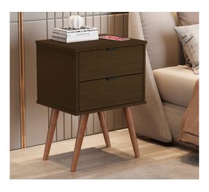 Velador 2 cajones Luxor canela