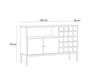 Bar 2 puertas Anko largo