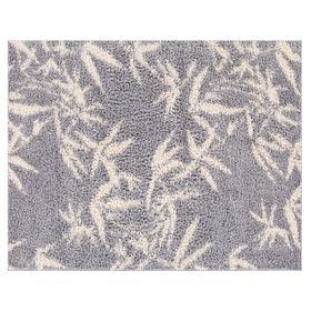 Alfombra shaggy Guiza polipropileno gris 150x200 cm