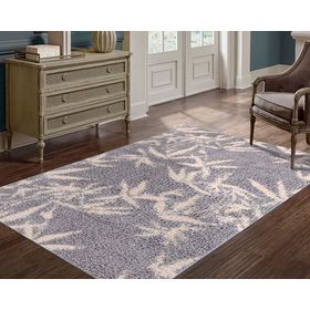 Alfombra shaggy Guiza polipropileno gris 150x200 cm