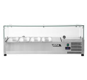 Salad bar sobremesa 4 depósitos 1/3 VENESBA-120 Ventus
