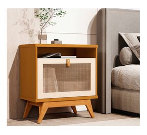 Velador 1 puerta Camu Caramelo