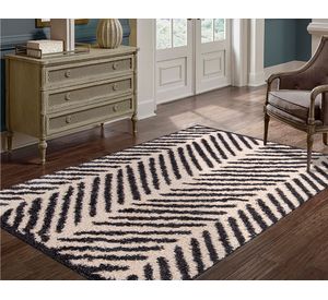 Alfombra shaggy Guiza melange 170x230 cm