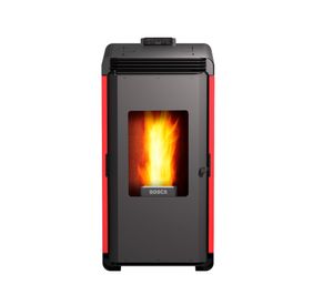 Estufa a pellet 9000W Hera+ rojo Bosca