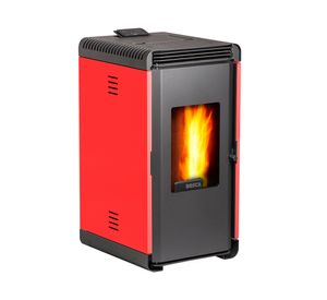 Estufa a pellet 9000W Hera+ rojo Bosca