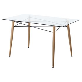 Comedor 4 personas Lavi beige 77x 140x90 cm