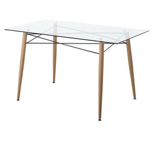 Comedor 4 personas Lavi beige 77x 140x90 cm