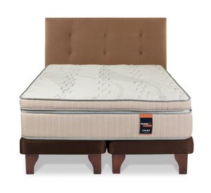 Cama europea Máximo Cobre 2 plazas base dividida + respaldo Royal