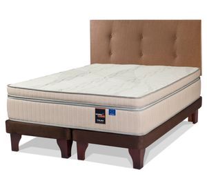 Cama europea Máximo Cobre 2 plazas base dividida + respaldo Royal