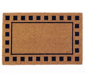 Limpiapiés Squares café 40x60 cm