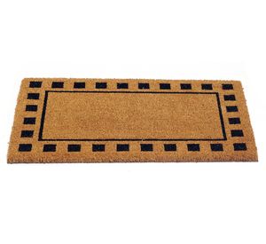 Limpiapiés Squares café 40x60 cm