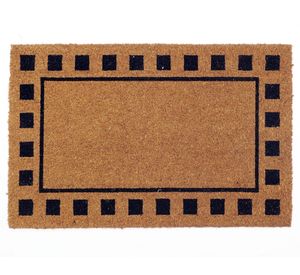 Limpiapiés Squares fibra de coco 60x120 cm