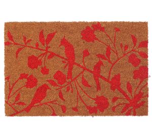 Limpiapiés Birds fibra de coco 60x120 cm