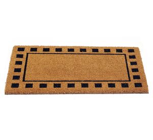 Limpiapiés Squares fibra de coco 60x120 cm