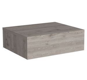 Velador flotante 1 cajón Milano ceniza