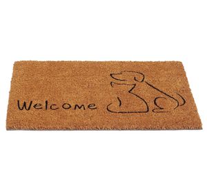 Limpiapiés Pets fibra de coco 45x75 cm