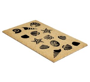 Limpiapiés Shells fibra de coco 60x120 cm