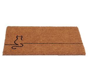 Limpiapiés Katze fibra de coco 45x75 cm