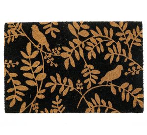 Limpiapiés Leaves fibra de coco 45x75 cm