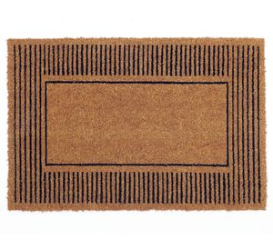Limpiapiés Stripes fibra de coco 45x75 cm