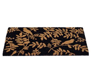 Limpiapiés Leaves fibra de coco 45x75 cm