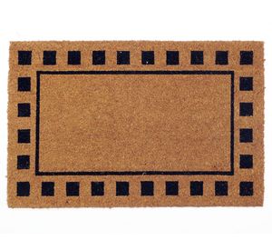 Limpiapiés Squares fibra de coco 45x75 cm