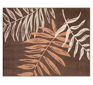 Alfombra frise light Velut marrón 160x235 cm