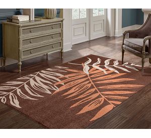 Alfombra frise light Velut marrón 160x235 cm