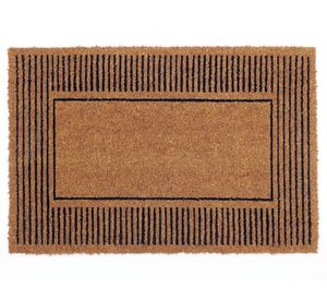 Limpiapiés Stripes café 40x60 cm