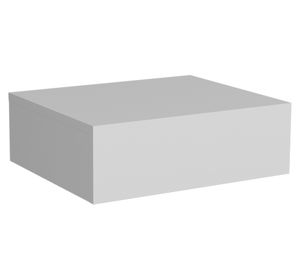 Velador flotante 1 cajón Milano blanco