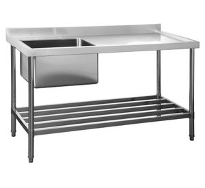 Lavafondo 1 taza VENELP-140SD derecho inox Ventus.