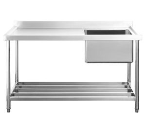 Lavafondo 1 taza VENELP-140SI izquierdo inox Ventus.