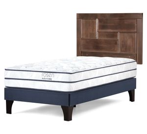 Cama europea Autonomy Sky 1.5 plazas + respaldo Dolce