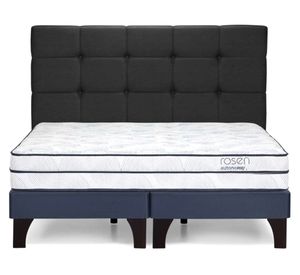 Cama europea Autonomy Sky 2 plazas base dividida + respaldo Issey