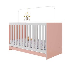 Cuna corral New 3 funciones 80.5x66x133 cm rosado