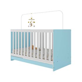 Cuna corral New 3 funciones 80.5x66x133 cm celeste