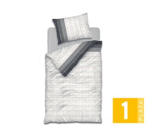 Juego de sábanas 1 plaza 180 hilos Golet multicolor