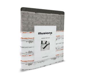 Juego de sábanas 1 plaza 180 hilos Golet multicolor