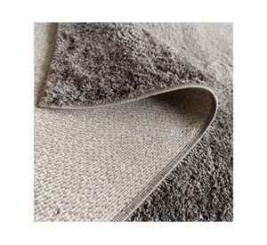 Alfombra Shaggy Dubai Polipropileno café 150x200 cm