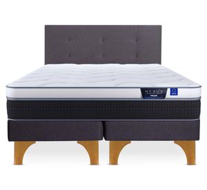 Cama europea Nexus king base dividida + respaldo Royal