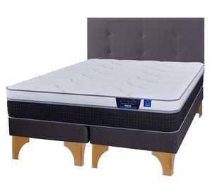 Cama europea Nexus king base dividida + respaldo Royal