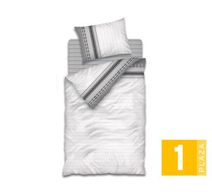 Juego de sábanas 1 plaza 180 hilos Bursa multicolor