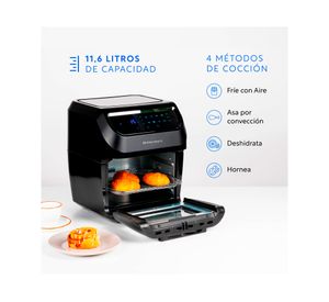 Freidora de aire 11,6 litros Air Fryer Plus negro EasyWays.