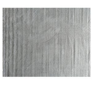 Alfombra Shaggy Dubai Polipropileno gris 150x200 cm