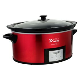 Olla eléctrica 3.8 litros Slow Pot Mini rojo