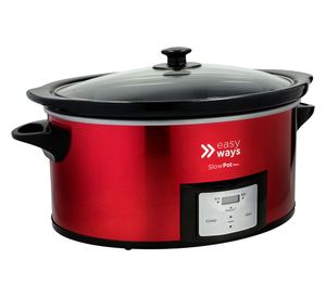 Olla eléctrica 3.8 litros Slow Pot Mini rojo