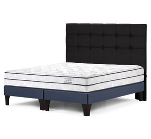 Cama europea Autonomy Sky súper king base dividida + respaldo Issey grafito