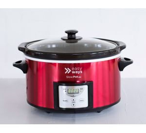 Olla eléctrica 3.8 litros Slow Pot Mini rojo