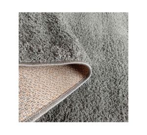 Alfombra Shaggy Dubai Polipropileno marengo 150x200 cm